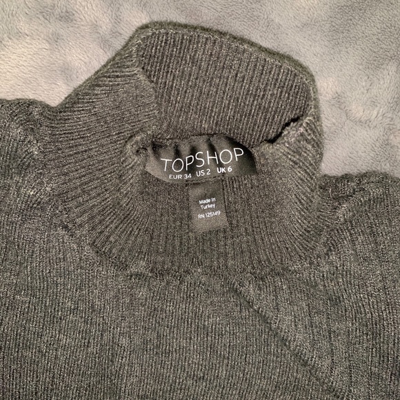Top shop Mock Neck Crop Sweater - Picture 3 of 3